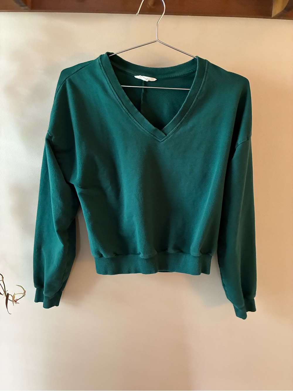 Cropped V-Neck Women’s Sweatshirt